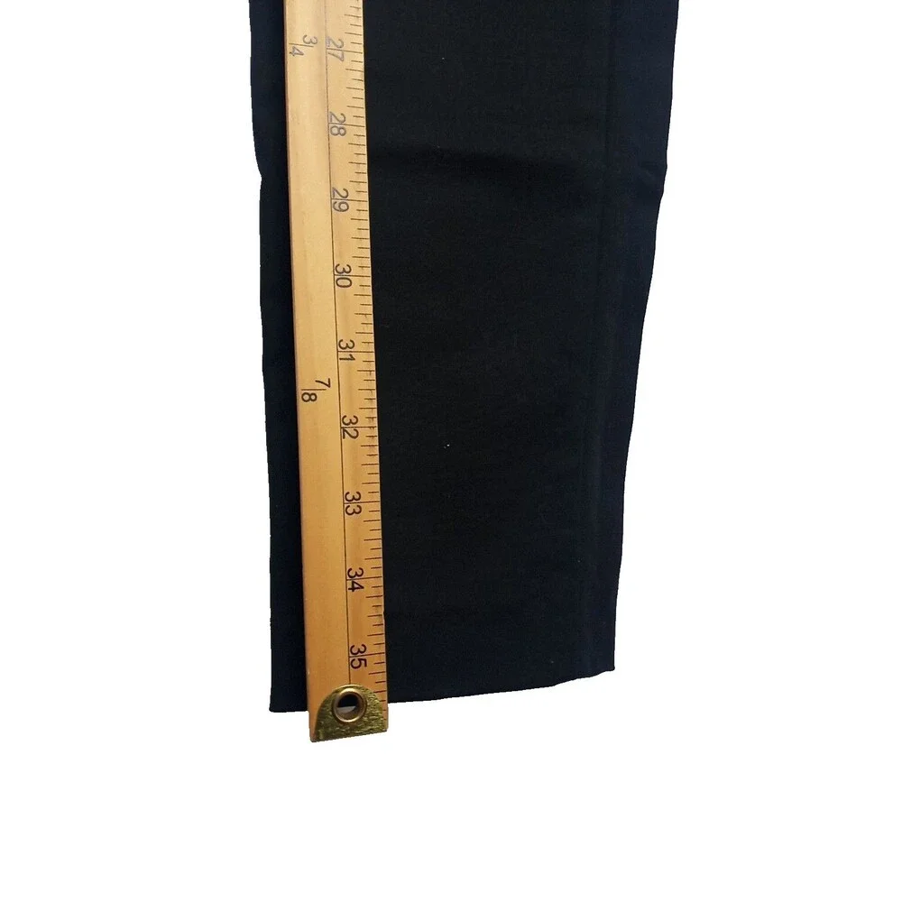 Sandro Paris Women’s Tailored Dress Black  Pants EU 34 US 2 Cotton - Picture 13 of 16